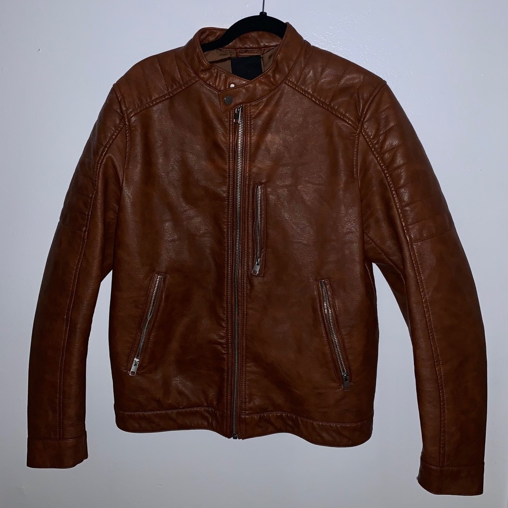 Faux Leather Jacket